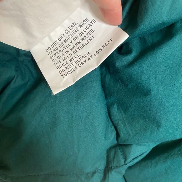 VTG Eddie Bauer Quilt Lined Goose Down Vest Canvas Field Chore Hunting Mens M - Picture 12 of 16